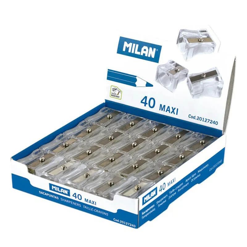 SACAPUNTAS MAXI UN HOYO PLASTICO MILAN — Milan