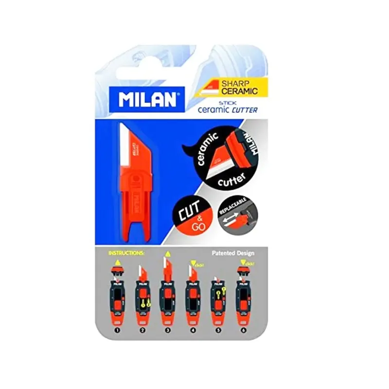 BLISTER HOJA CERAMICA RECAMBIO CUCHILLO STICK MILAN — Milan