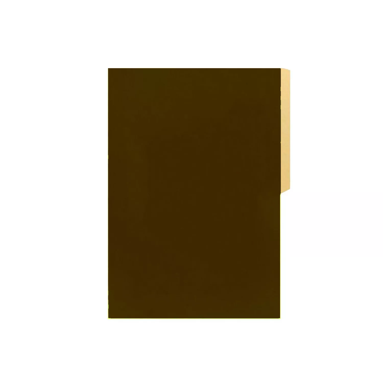 CARPETA PIGMENTADA CON PESTAÑA CAFE — Hand