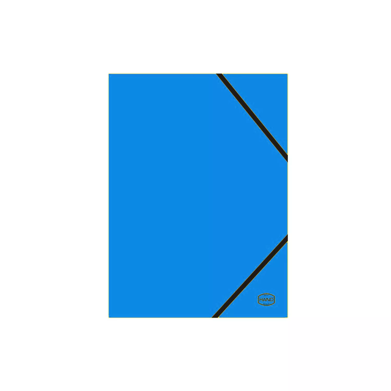 CARPETA CON SOLAPA, AZUL "HAND" — Hand