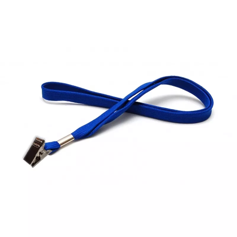 CINTA PORTA CREDENCIAL CON APRETADOR AZUL HAND — Hand