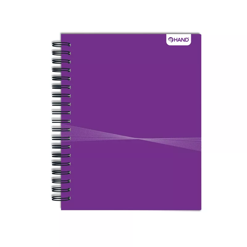 CUADERNO UNIVERSITARIO 100HJS 20X25CM VIOLETA — Hand