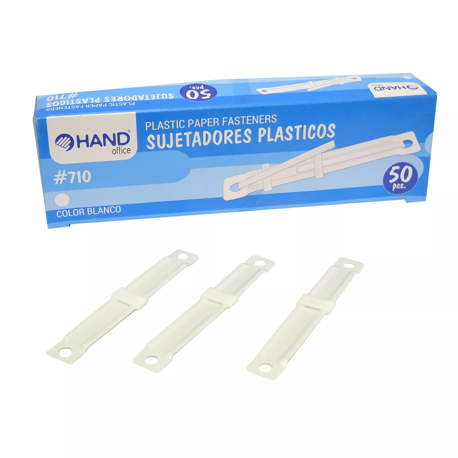 ACOCLIP PLASTICO BLANCO 50 UNIS HAND — Hand