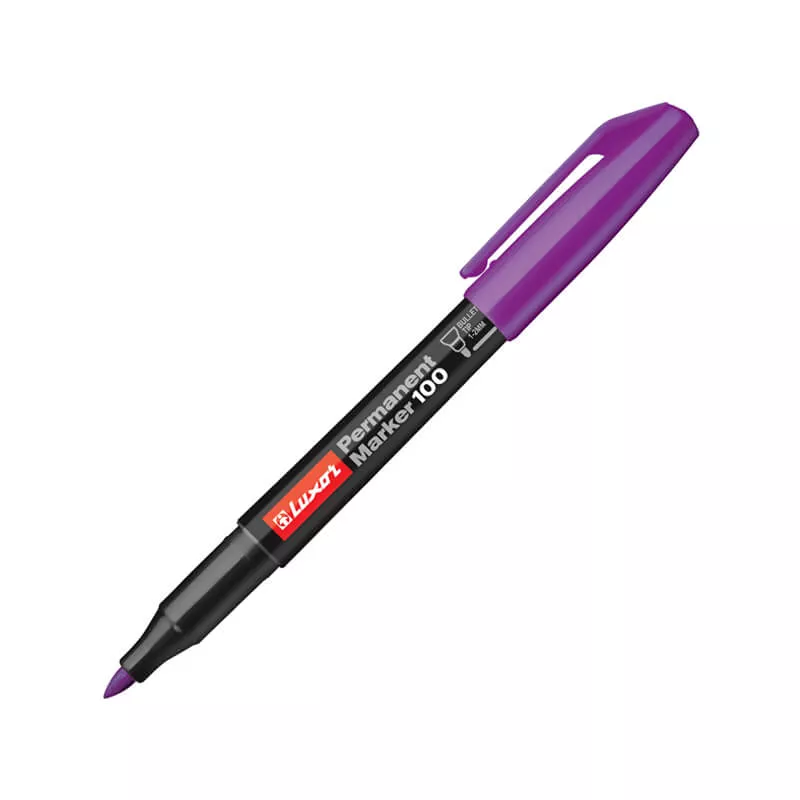 MARCADOR PERMANENTE LAPIZ VIOLETA LUXOR — Luxor