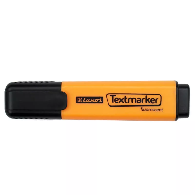 DESTACADOR TEXTMARKER NARANJO LUXOR — Luxor