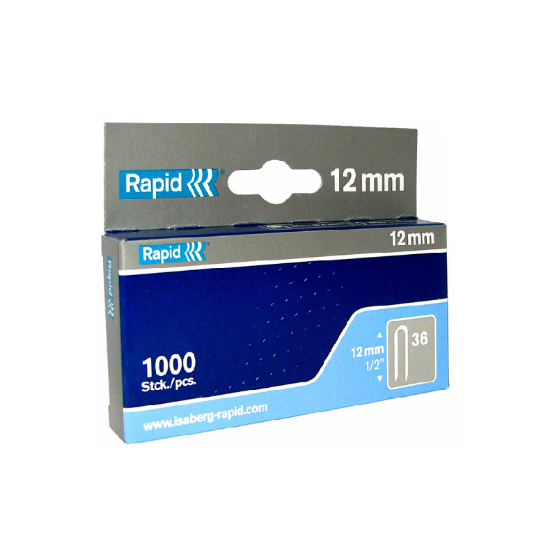 GRAPAS PARA CABLES 36/12 DE 1000 RAPID — Rapid