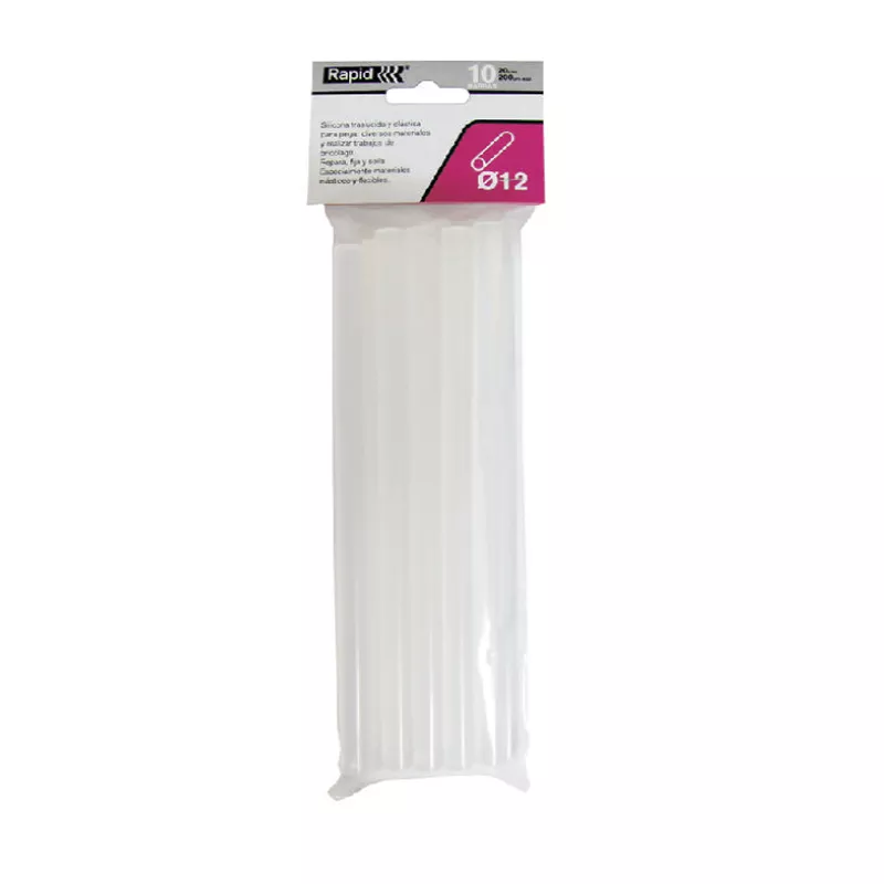 SILICONA 10 BARRAS 12MM 20CM 200G RAPID — Rapid