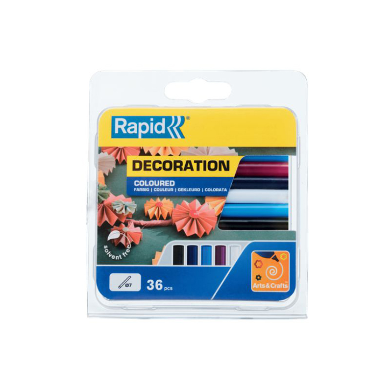 SILICONA COLOR 7MM 90MM 36UNIS RAPID — Rapid