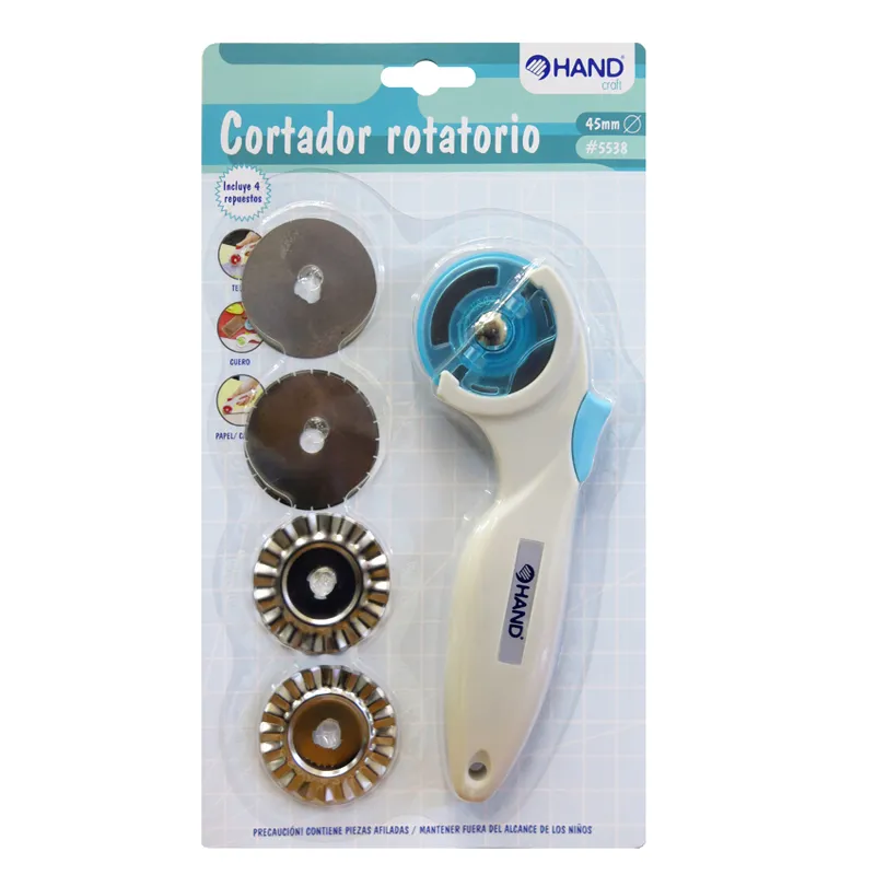 CORTADOR ROTATORIO 45MM + 4 REP HAND — Hand