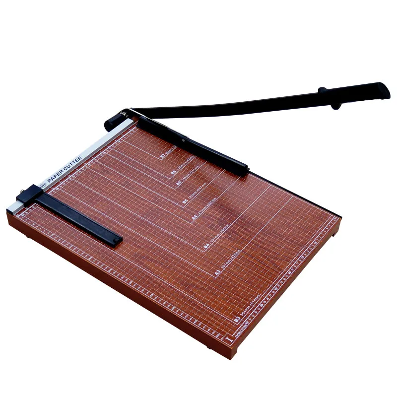 GUILLOTINA BASE MADERA CON GUIA 40X53CMS HAND — Hand