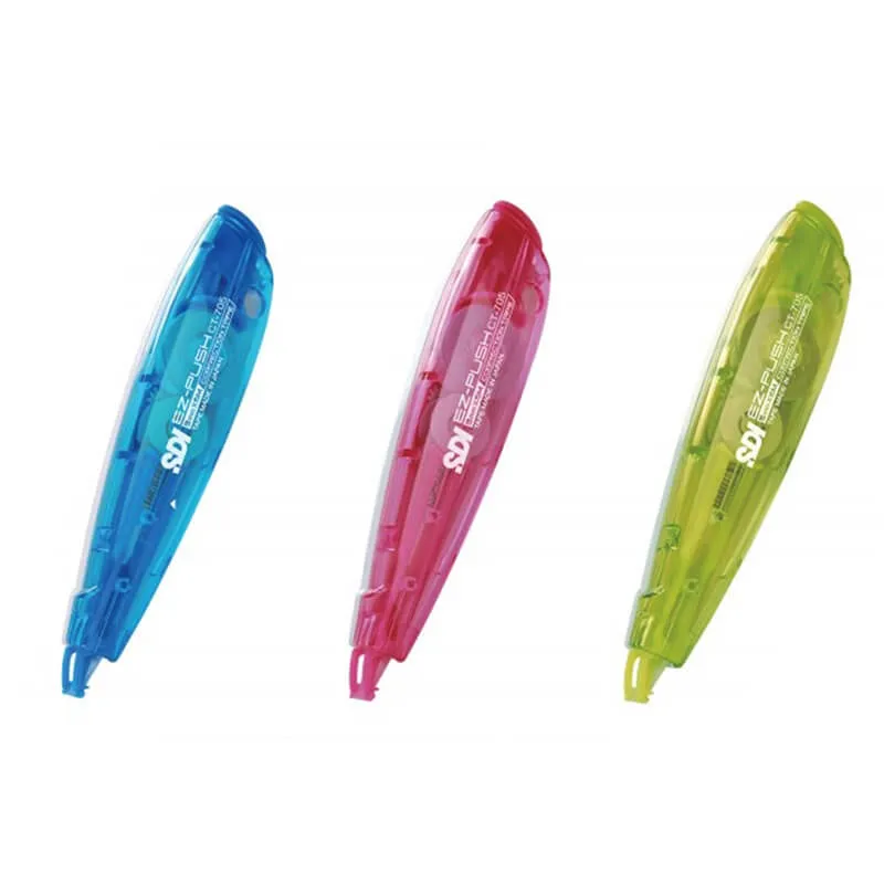 CINTA CORRECTORA 5MM X 6MT COLORES — SDI