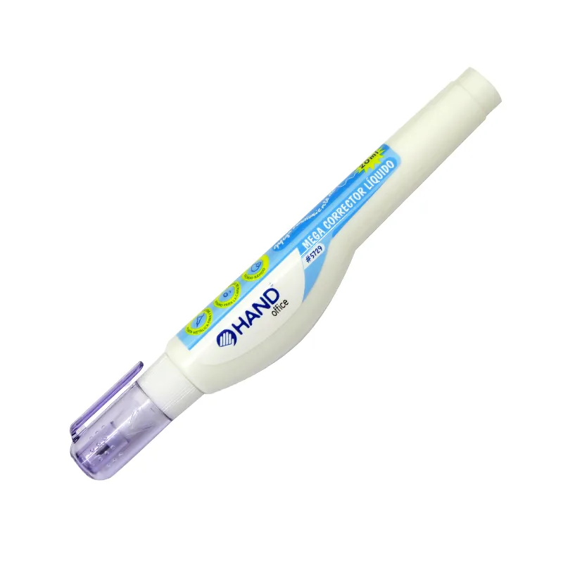CORRECTOR LIQUIDO LAPIZ MEGA 20ML HAND — Hand