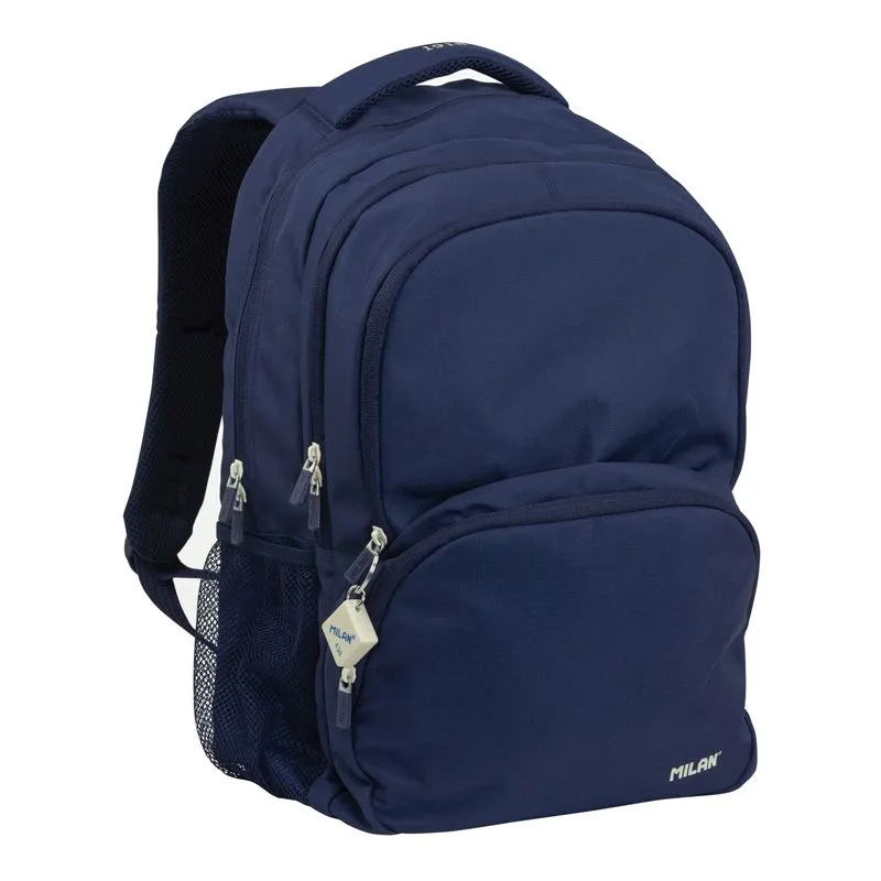 MOCHILA 4 CIERRES 25LTS AZUL 1918 MILAN — Milan