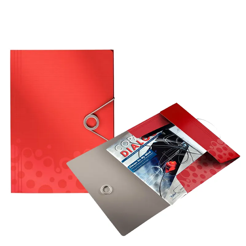 CARPETA SOLAPA/ELASTICO 150HJS A4 LEITZ ROJO — Leitz