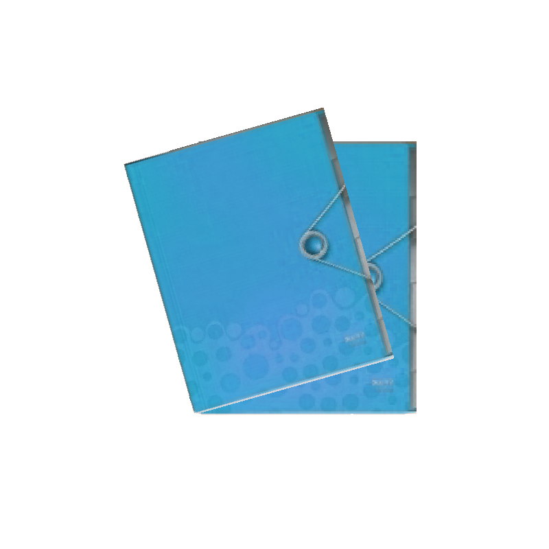 CARPETA C/INDICE 6 COMPART.A4 AZUL BEBOP — Leitz
