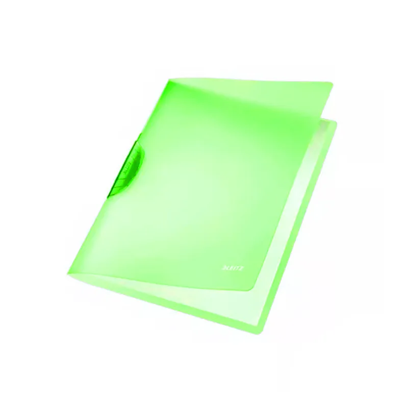CARPETA PLASTICA CLIP 30HJS A4 LEITZ VERDE — Leitz