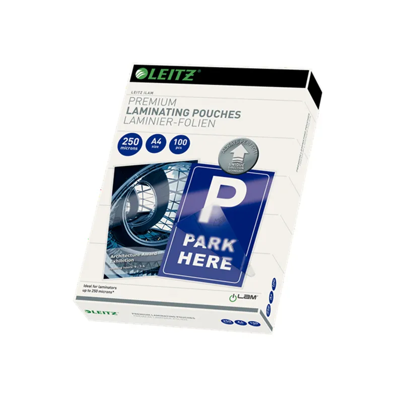 SOBRE PLASTIFICAR LEITZ A4 250 MIC 100UNIS — Leitz