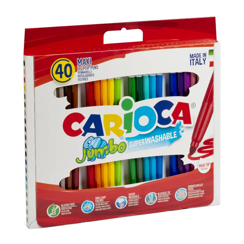 PLUMONES JUMBO 40 UNIDADES CARIOCA — Carioca