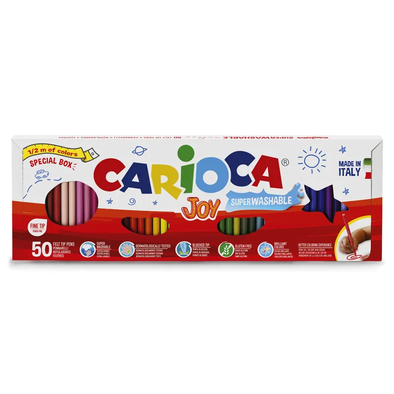 PLUMONES JOY 50 UNIDADES MEDIO METRO CARIOCA — Carioca