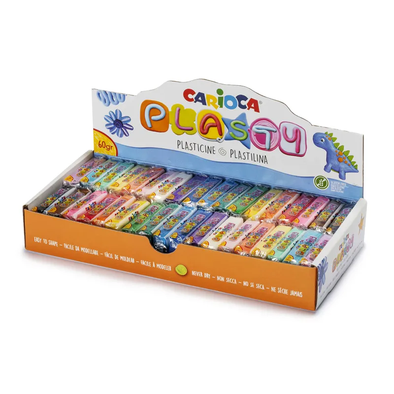 PLASTICINA 2160GM 18 COLORES CARIOCA — Carioca