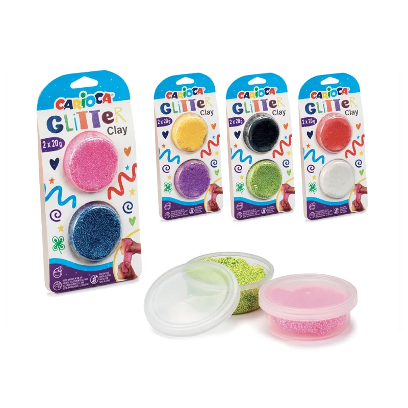 MASA GLITTER 2X20GM CARIOCA — Carioca