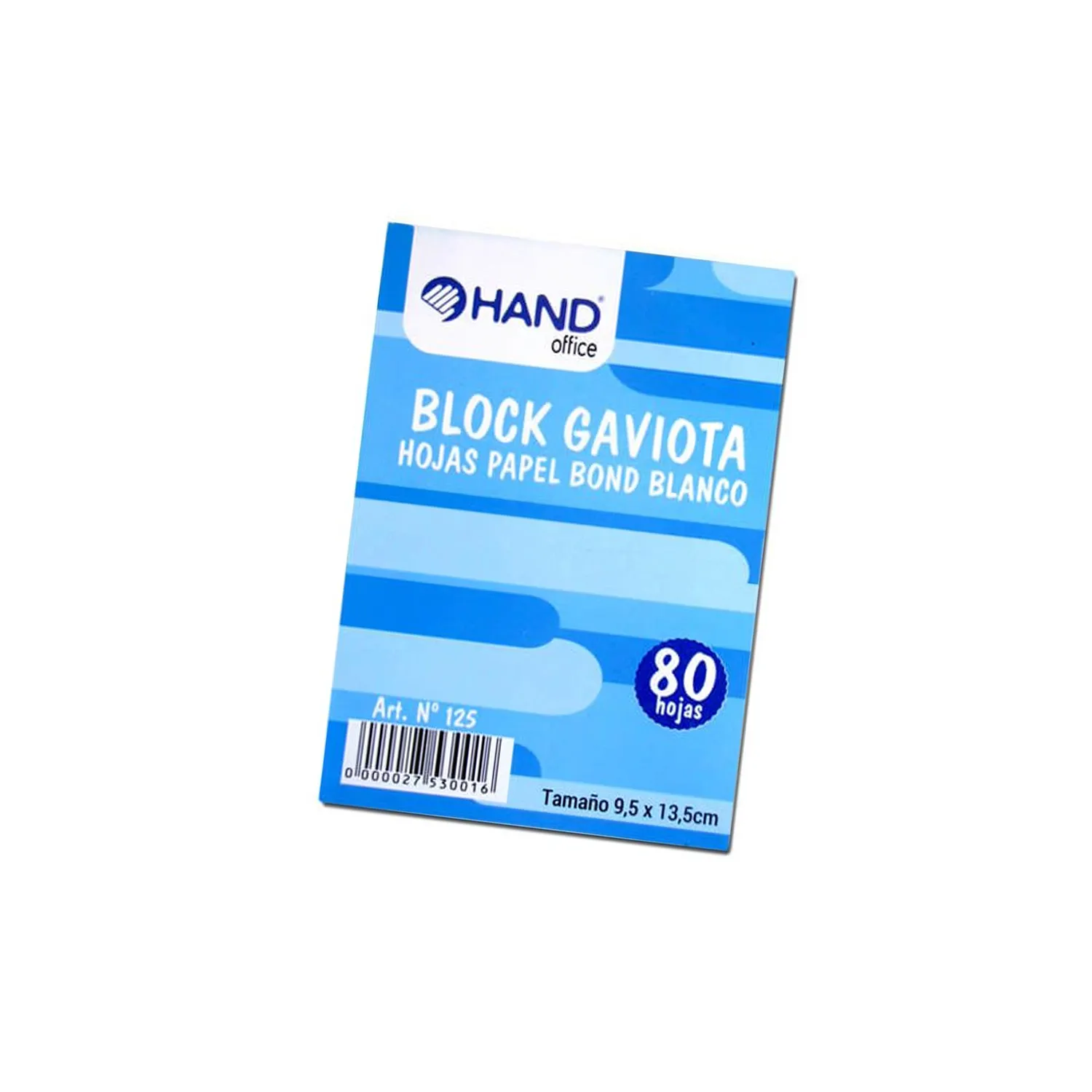 BLOCK GAVIOTA, 80 HOJAS BLANCAS HAND — Hand