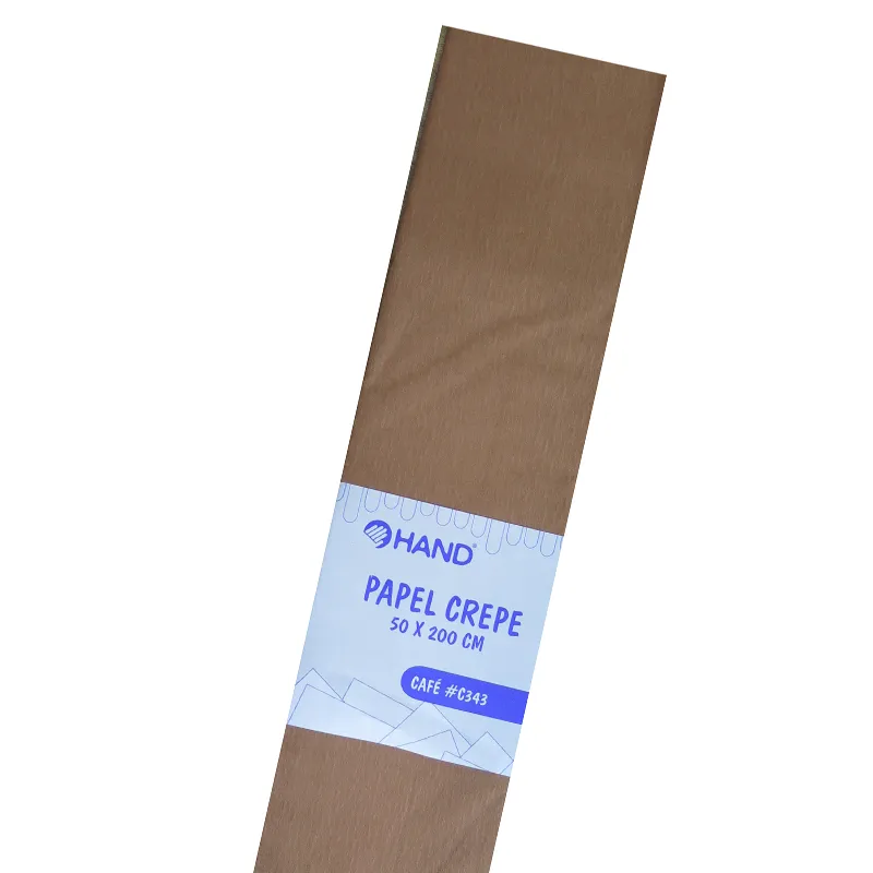 CREPE HAND 50X200CM 17GM CAFE — Hand