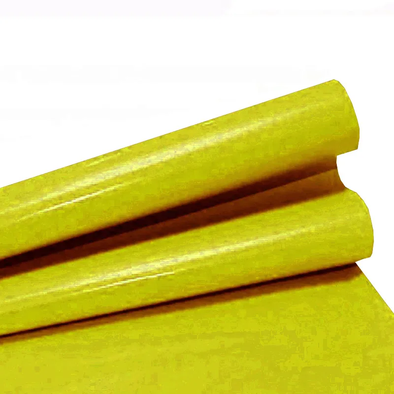 PAPEL LUSTRE 50X70CM 90GM AMARILLO OSCURO — Hand