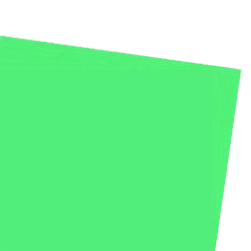 CARTON PINTADO 54X77CM 235MG VERDE CLARO — Hand
