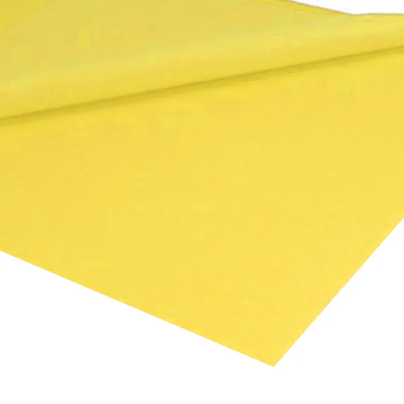 PAPEL SEDA HAND 50X66CM 17GM 500 PLGS AMARILLO — Hand