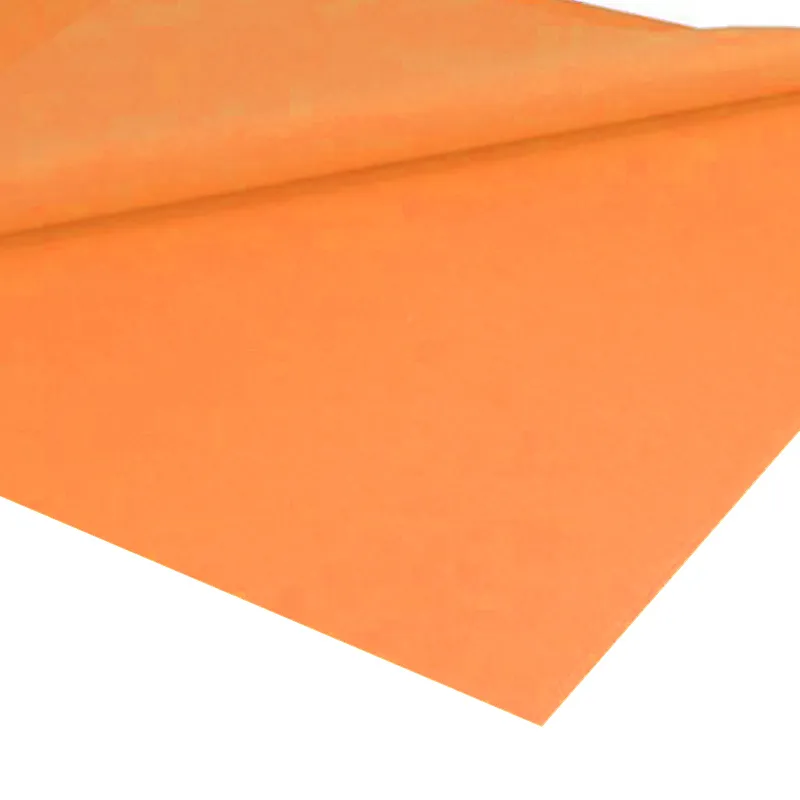 PAPEL SEDA HAND 50X66CM 17GM 500 PLGS NARANJO — Hand