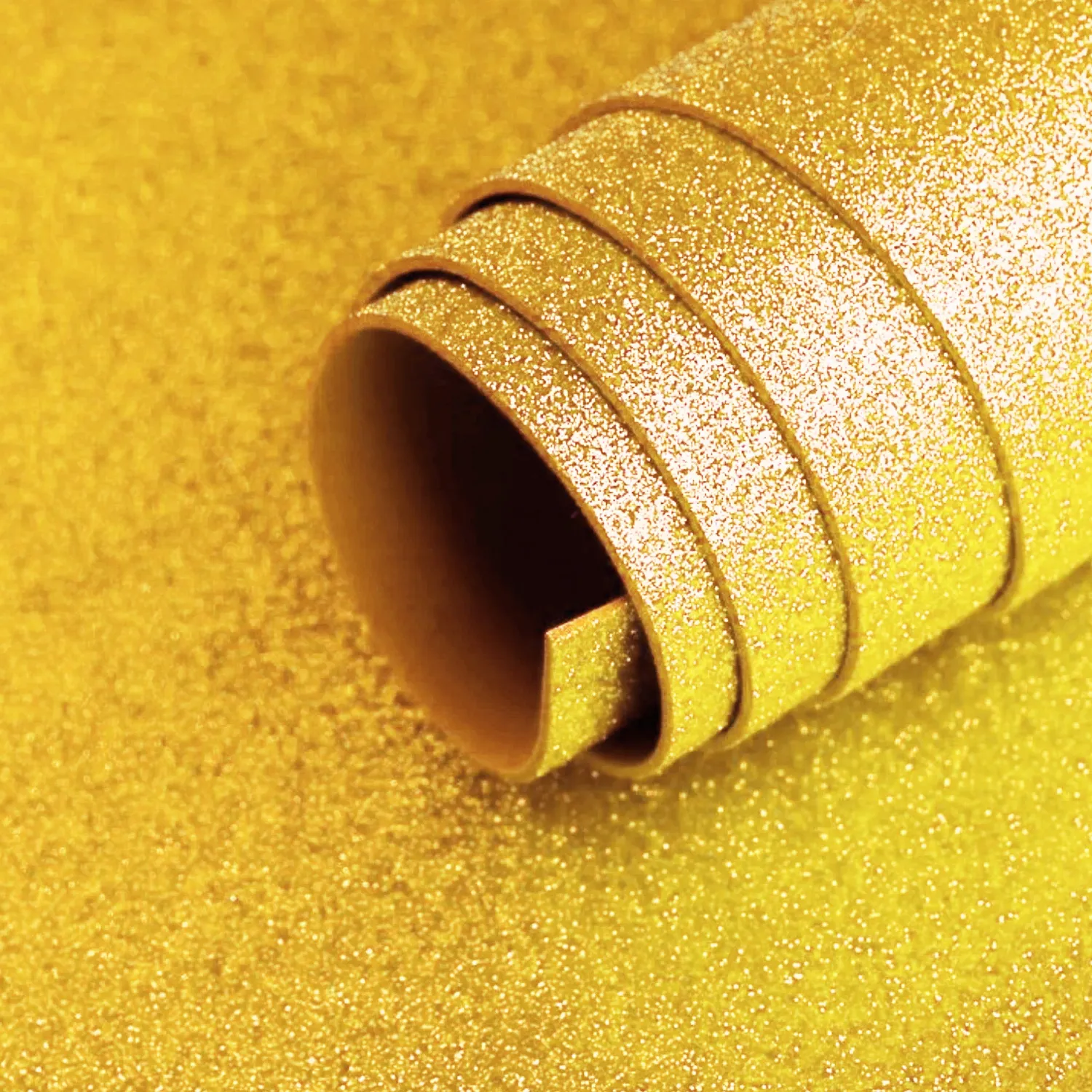 GOMA EVA GLITTER HAND 40X60CM X 2MM ORO — Hand