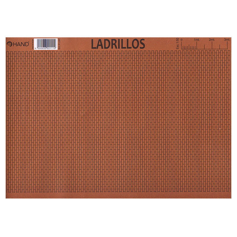 FORRO MAQUETA LADRILLOS CAFE HAND — Genérico