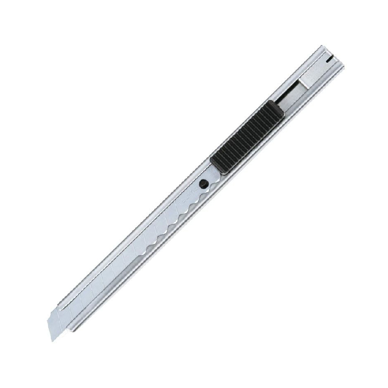 CUTTER BLOQ-AUTOM METAL CON 3 HOJAS 9MM TAJIMA — Tajima
