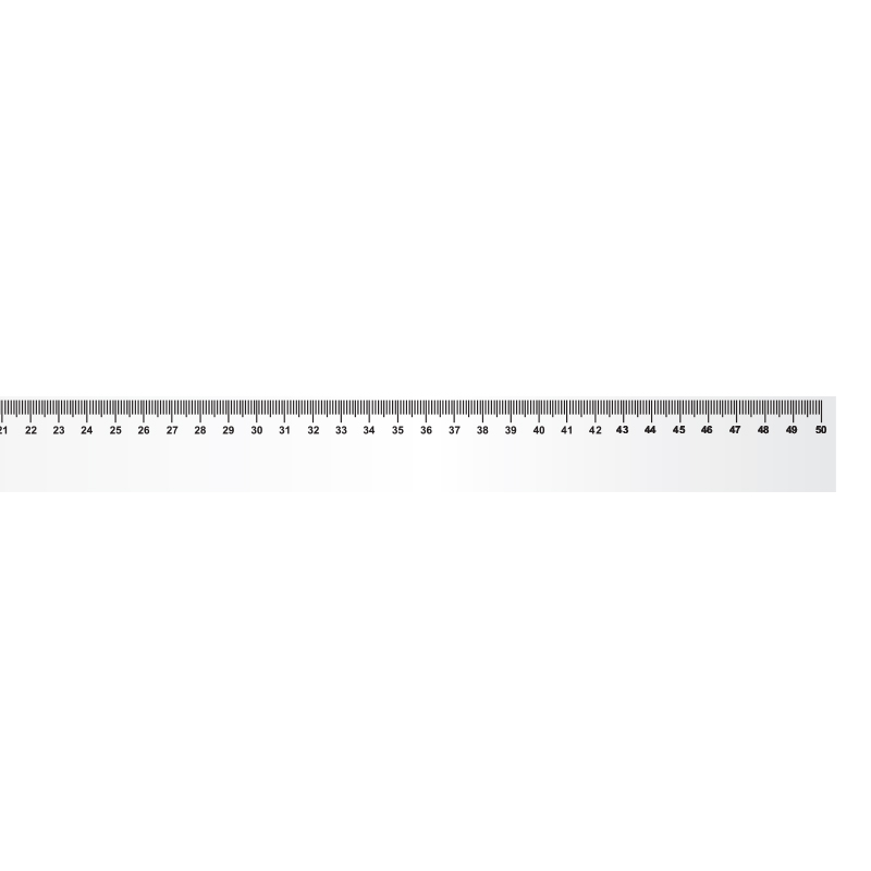 REGLA PLASTICA BISELADA 50CMS HAND — Hand