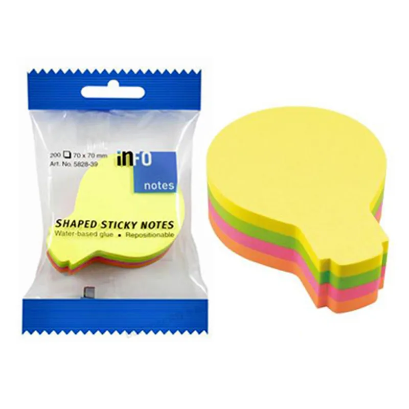 NOTAS ADHESIVAS 200HJ AMPOLLETA 70MM INFO NOTES — Info Notes