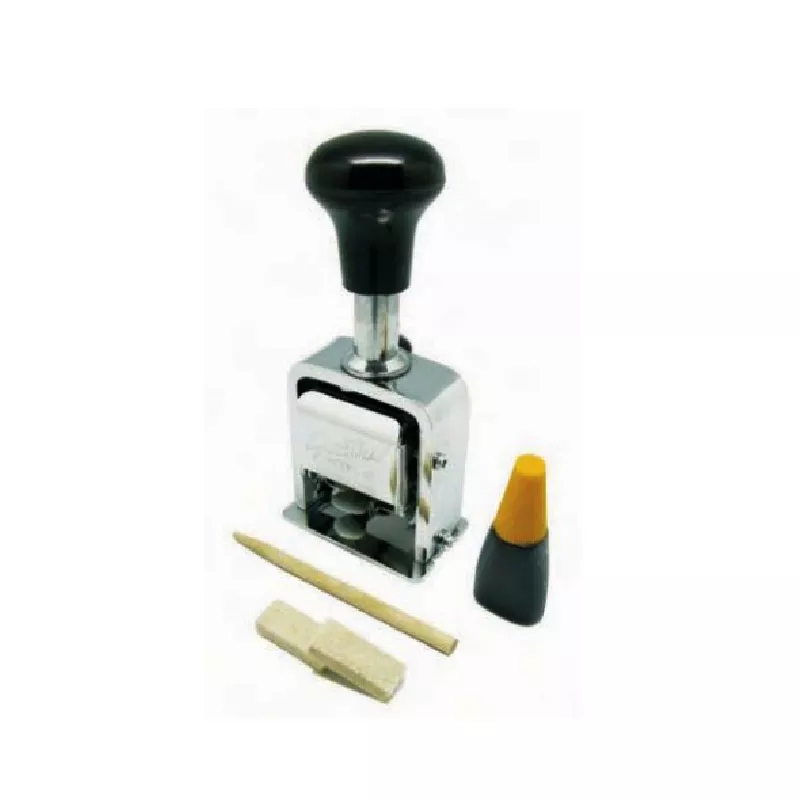 FOLIADORA METALICA 6DIG 0-12REP 4, 5MM HAND — Hand