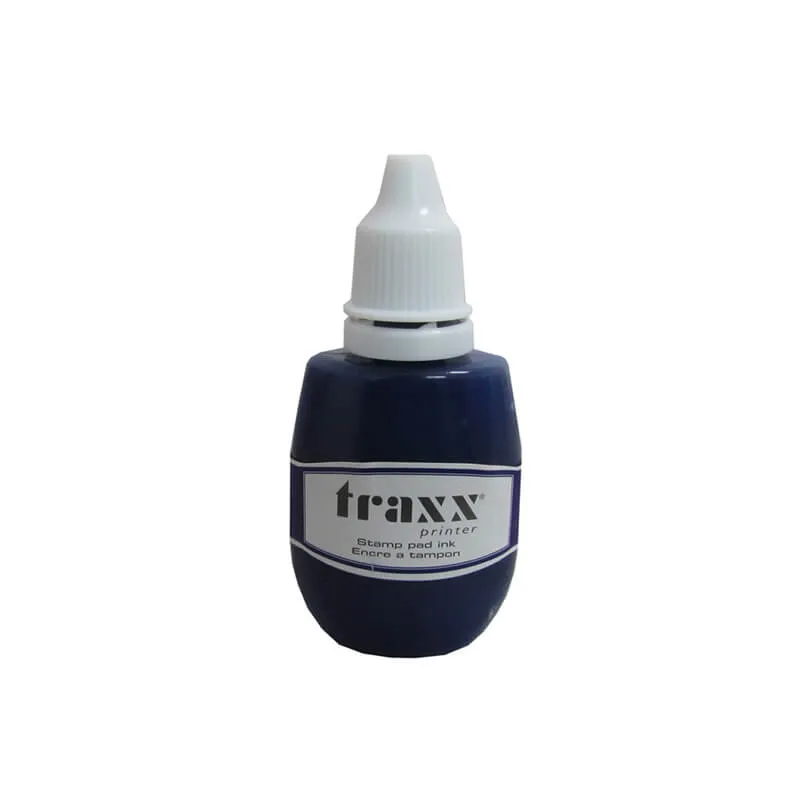 TINTA ALMOHADILLAS Y TAMPONES 28ML AZUL TRAXX — Traxx