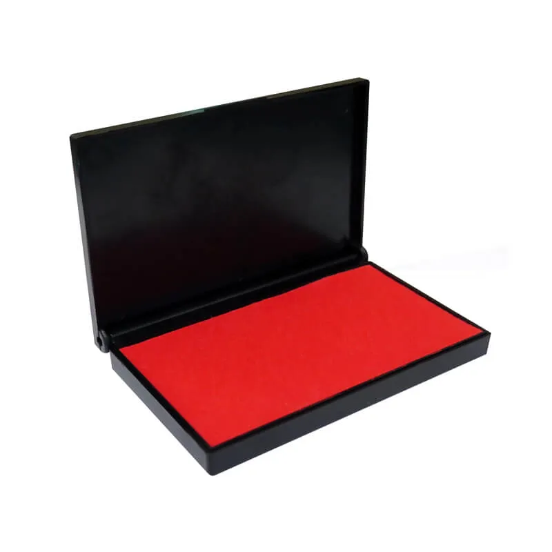 TAMPON FELPA MICROPOROSA 90 X 50MM ROJO TRAXX — Traxx