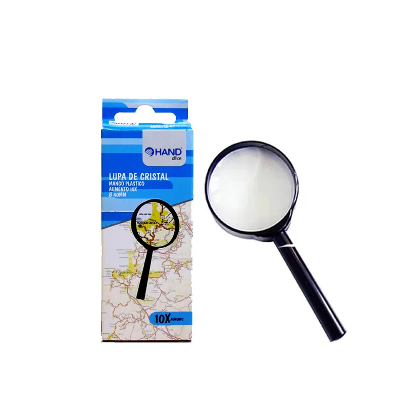 LUPA CRISTAL AUMENTO 10X 40MM HAND — Hand