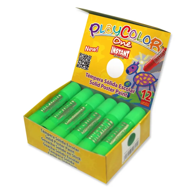 TEMPERA SOLIDA VERDE CLARO PLAYCOLOR — Instant