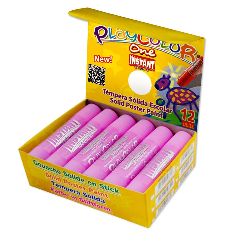 TEMPERA SOLIDA ROSADO PLAYCOLOR — Instant