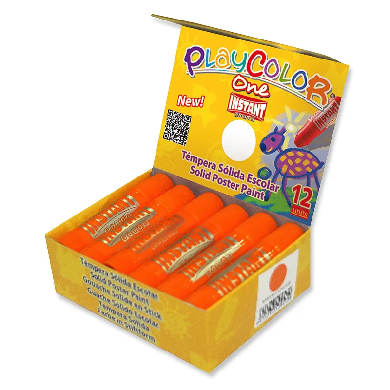 TEMPERA SOLIDA NARANJO PLAYCOLOR — Instant