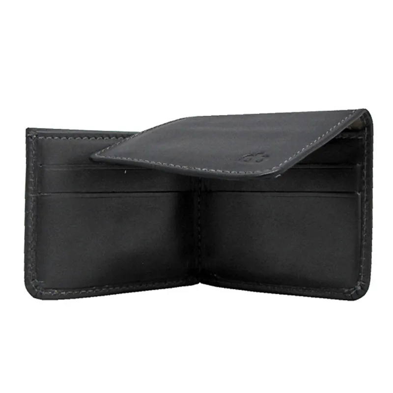 BILLETERA CON TARJETERO Y VOLANTE AGRESTE DB NEGRO — Dommo Burano