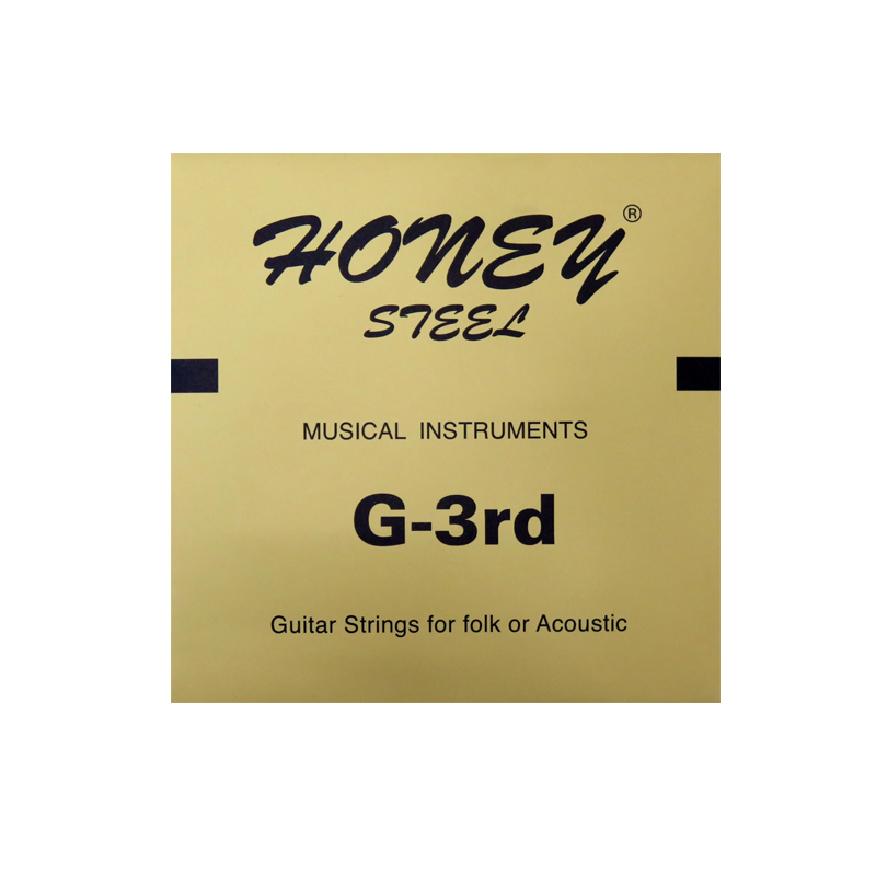 CUERDA GUITARRA ACERO HONEY 3A ENTORCHADA — Genérico