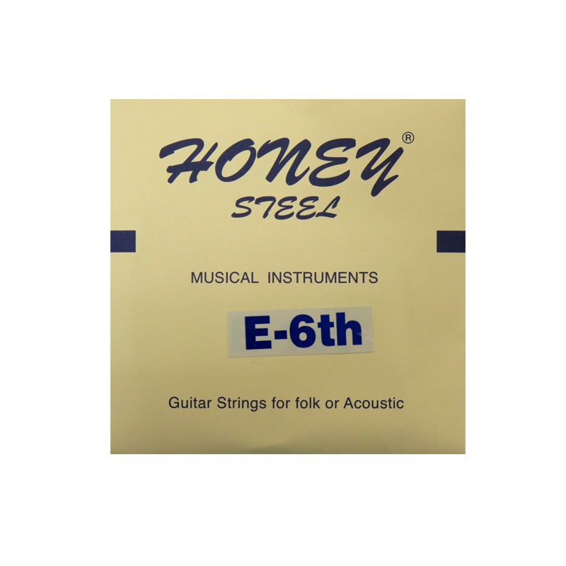 CUERDA GUITARRA ACERO HONEY 6A ENTORCHADA — Genérico
