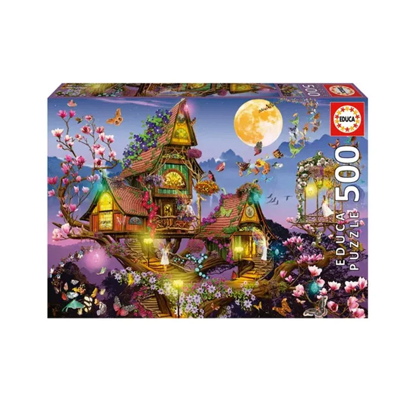 Imagen de PUZZLE 500 PCS 48x34cm CASA DE LAS HADAS