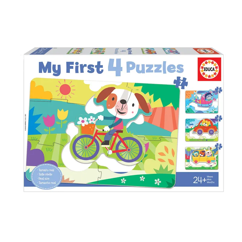 PUZZLE MY FIRST 5-8 PCS 2+ VEHICULOS — Educa Borras