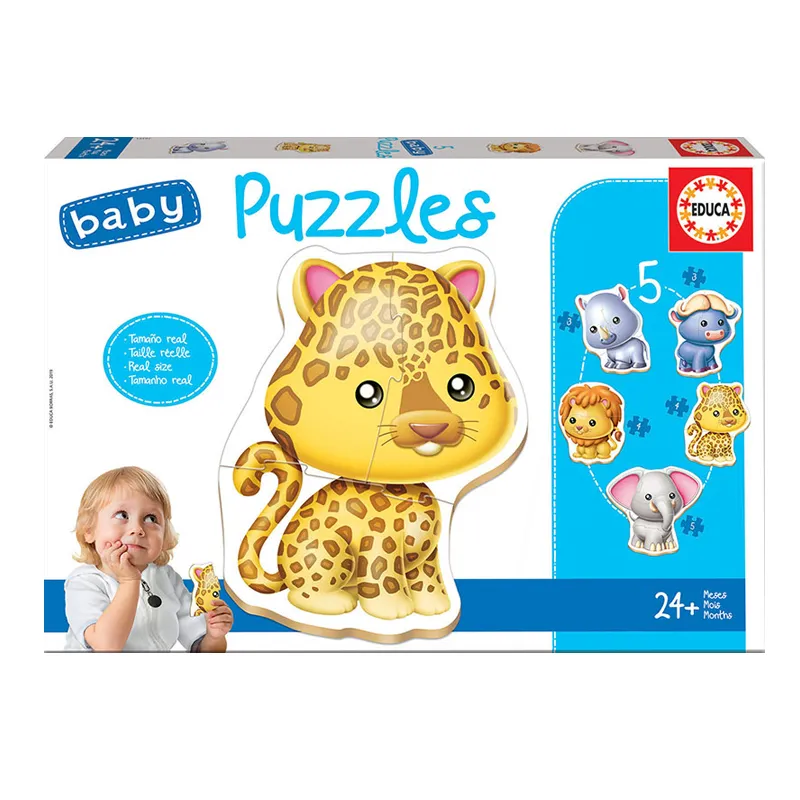 PUZZLE BABY ANIMALES SALVAJES — Educa Borras
