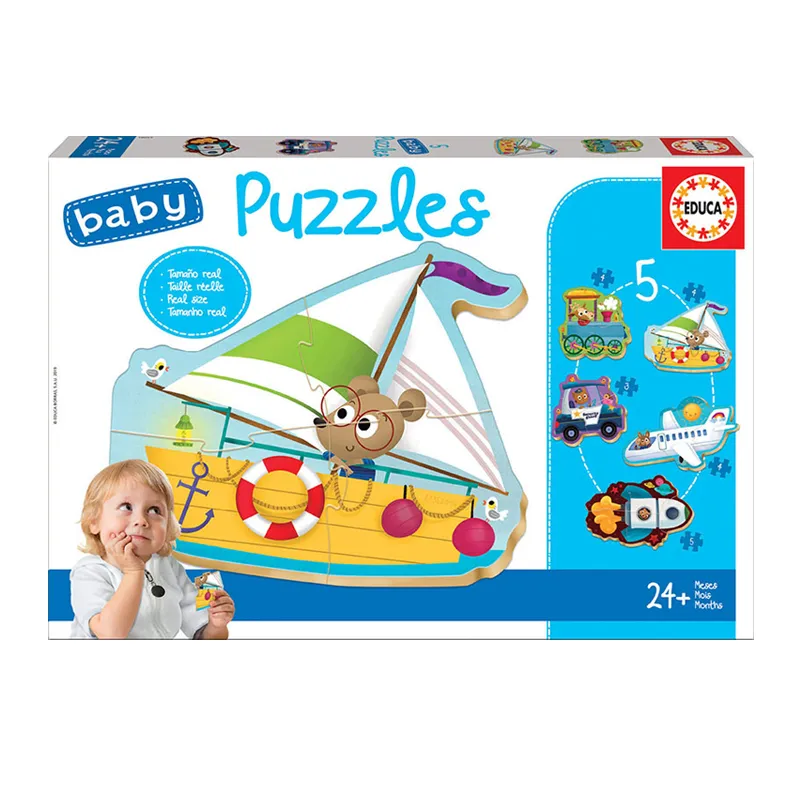 PUZZLE BABY VEHICULOS 2 — Educa Borras